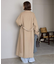 souple wool ダブルフェイスロングコート