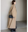 souple wool ダブルフェイスロングコート
