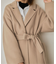 souple wool ダブルフェイスロングコート