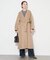 souple wool ダブルフェイスロングコート
