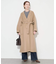 souple wool ダブルフェイスロングコート