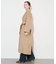 souple wool ダブルフェイスロングコート