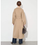 souple wool ダブルフェイスロングコート