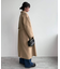 souple wool ダブルフェイスロングコート
