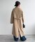 souple wool ダブルフェイスロングコート