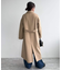 souple wool ダブルフェイスロングコート