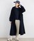 souple wool ダブルフェイスロングコート