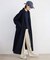 souple wool ダブルフェイスロングコート