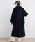 souple wool ダブルフェイスロングコート