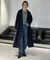 souple wool ダブルフェイスロングコート