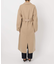 souple wool ダブルフェイスロングコート