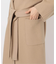 souple wool ダブルフェイスロングコート