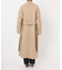 souple wool ダブルフェイスロングコート