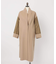 souple wool ダブルフェイスロングコート