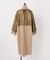 souple wool ダブルフェイスロングコート