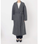 souple wool ダブルフェイスロングコート