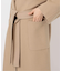 souple wool ダブルフェイスロングコート