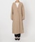 souple wool ダブルフェイスロングコート