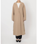 souple wool ダブルフェイスロングコート