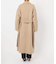 souple wool ダブルフェイスロングコート