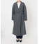 souple wool ダブルフェイスロングコート