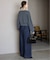 《4サイズ展開》LE DENIM PEG カーブワイドデニム