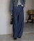 《4サイズ展開》LE DENIM PEG カーブワイドデニム