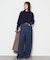 《4サイズ展開》LE DENIM PEG カーブワイドデニム
