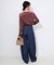 《4サイズ展開》LE DENIM PEG カーブワイドデニム