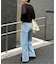 LEE/リー SLOBE別注 タックワイドデニム