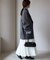 souple wool ダブルフェイスミドルコート
