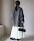souple wool ダブルフェイスミドルコート