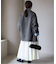 souple wool ダブルフェイスミドルコート