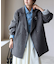 souple wool ダブルフェイスミドルコート
