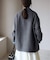 souple wool ダブルフェイスミドルコート