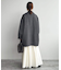 souple wool ダブルフェイスミドルコート