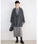 souple wool ダブルフェイスミドルコート