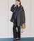 souple wool ダブルフェイスミドルコート
