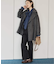 souple wool ダブルフェイスミドルコート