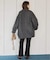 souple wool ダブルフェイスミドルコート