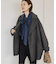 souple wool ダブルフェイスミドルコート