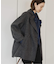 souple wool ダブルフェイスミドルコート
