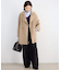 souple wool ダブルフェイスミドルコート