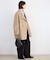 souple wool ダブルフェイスミドルコート