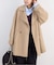 souple wool ダブルフェイスミドルコート