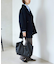 souple wool ダブルフェイスミドルコート
