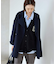 souple wool ダブルフェイスミドルコート