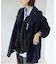 souple wool ダブルフェイスミドルコート