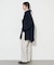 souple wool ダブルフェイスミドルコート