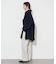 souple wool ダブルフェイスミドルコート